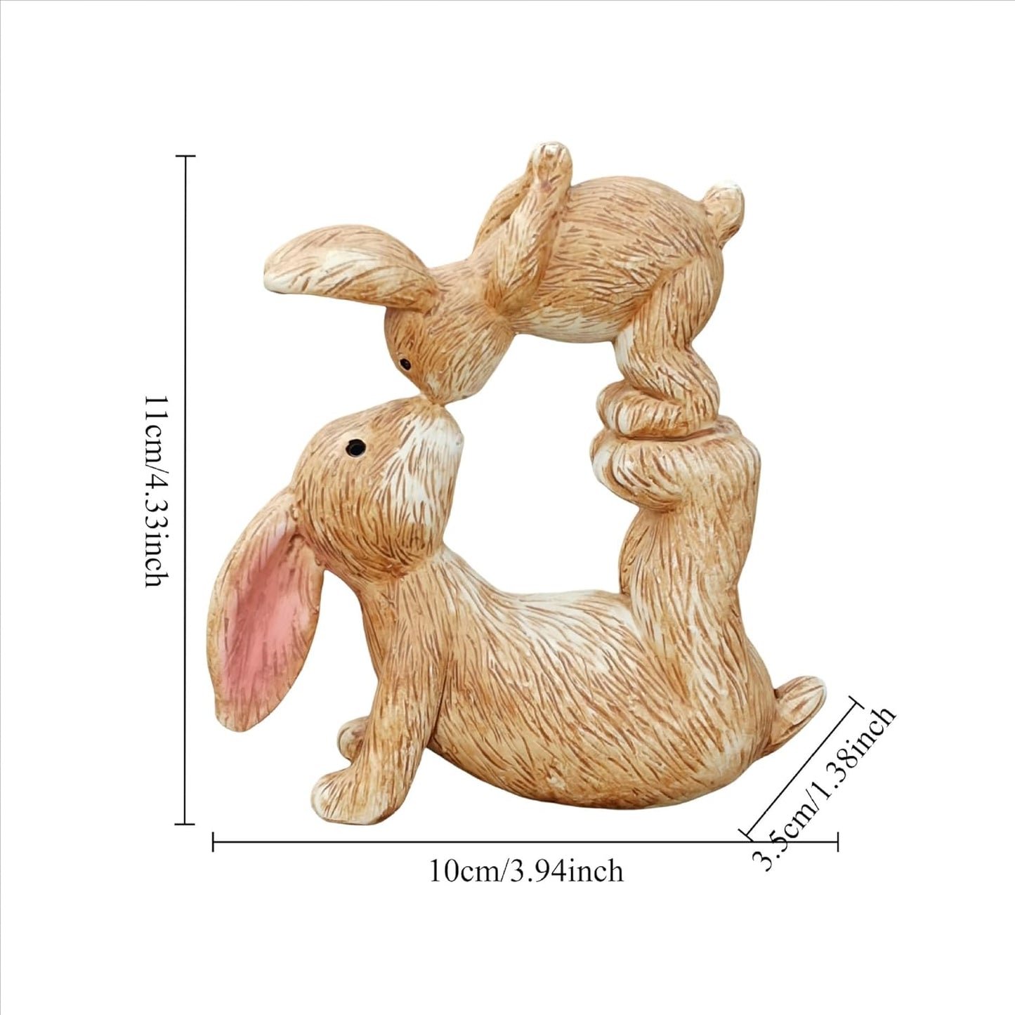 Regine Switzerland Rabbit-Shaped Statues - Charming Easter Ornaments | Perfect Gifts for Him & Her