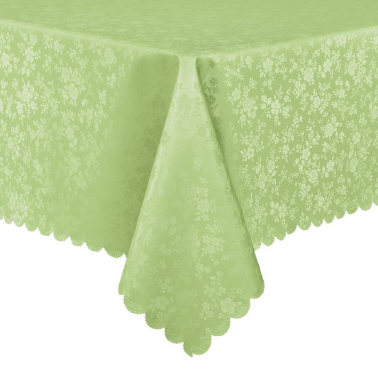 Smiry Rectangle Table Cloth, Waterproof Heavy Duty Vinyl Tablecloths, Wipeable Washable Table Cover for Kitchen and Dining Room (Sage Green, 60" X 84")
