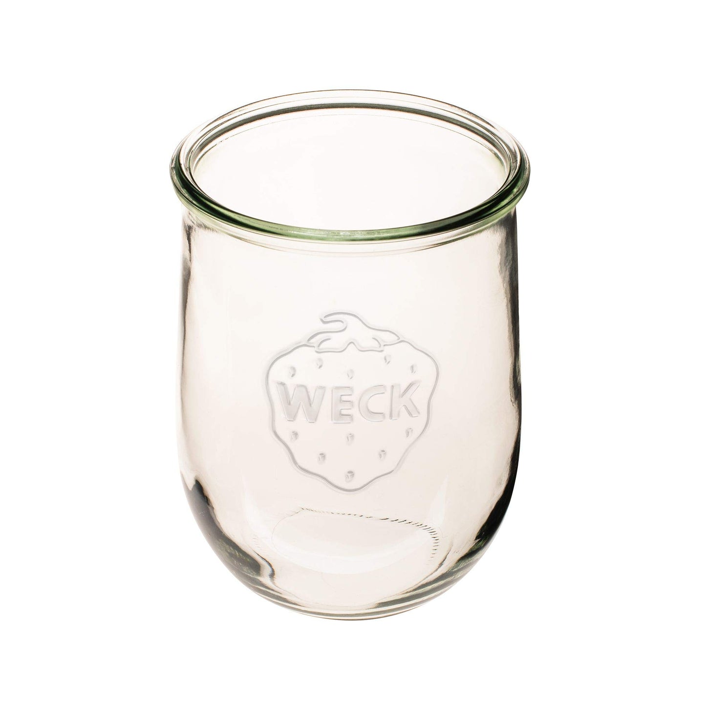 WECK - 745 Weck Tulip Jar 1 Liter - Sour Dough Starter Jars - Large Glass Jar for Sourdough - Tulip Jar with Wide Mouth - Suitable for Canning and Storage - (1 Jar, Glass Lid, Cork Lid, & Keep Fresh Lid)