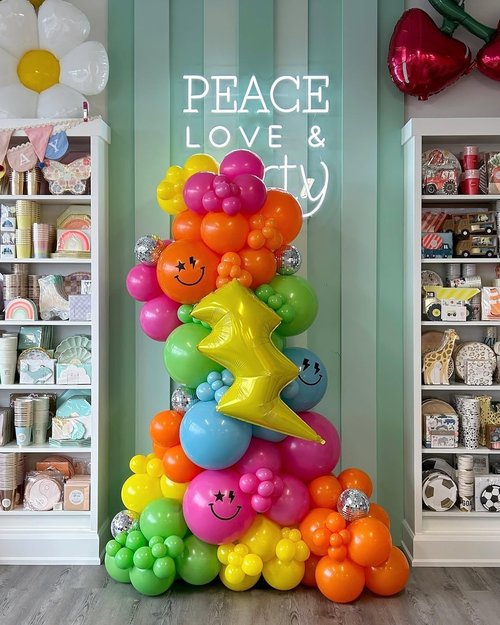 141 Pcs Rainbow Neon Balloon Arch Kit, Hot Pink Lime Green Orange Slate Blue Yellow Latex Hawaii Summer Tropical Balloon Garland for Hawaiian Luau Aloha Birthday Baby Shower Pool Party Decorations
