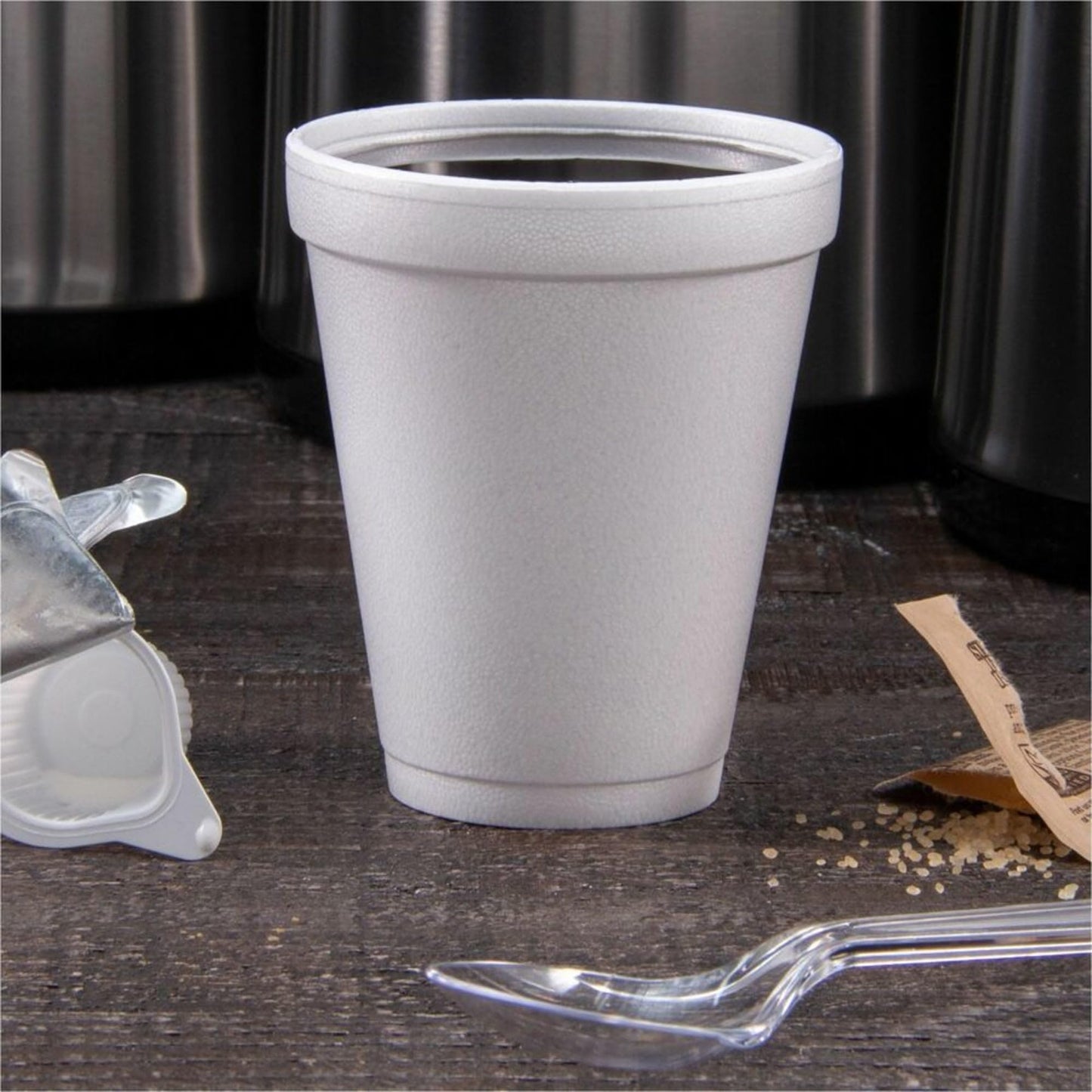 Dart 10J10 Foam Drink Cups, 10oz, White, 25 per Bag (Case of 40 Bags)