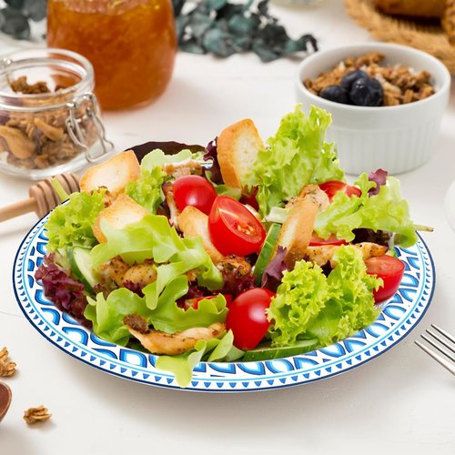 Clawsoff Heavy-Duty 8.5-Inch Paper Plates - 280 Count, Soak Proof, Perfect for Parties & Picnics