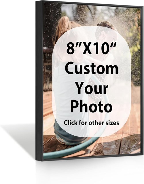 Canvas Prints - Custom Photo Wall Art by [Brand Name] | Framed 8x10 Black Metal Design for Home Décor