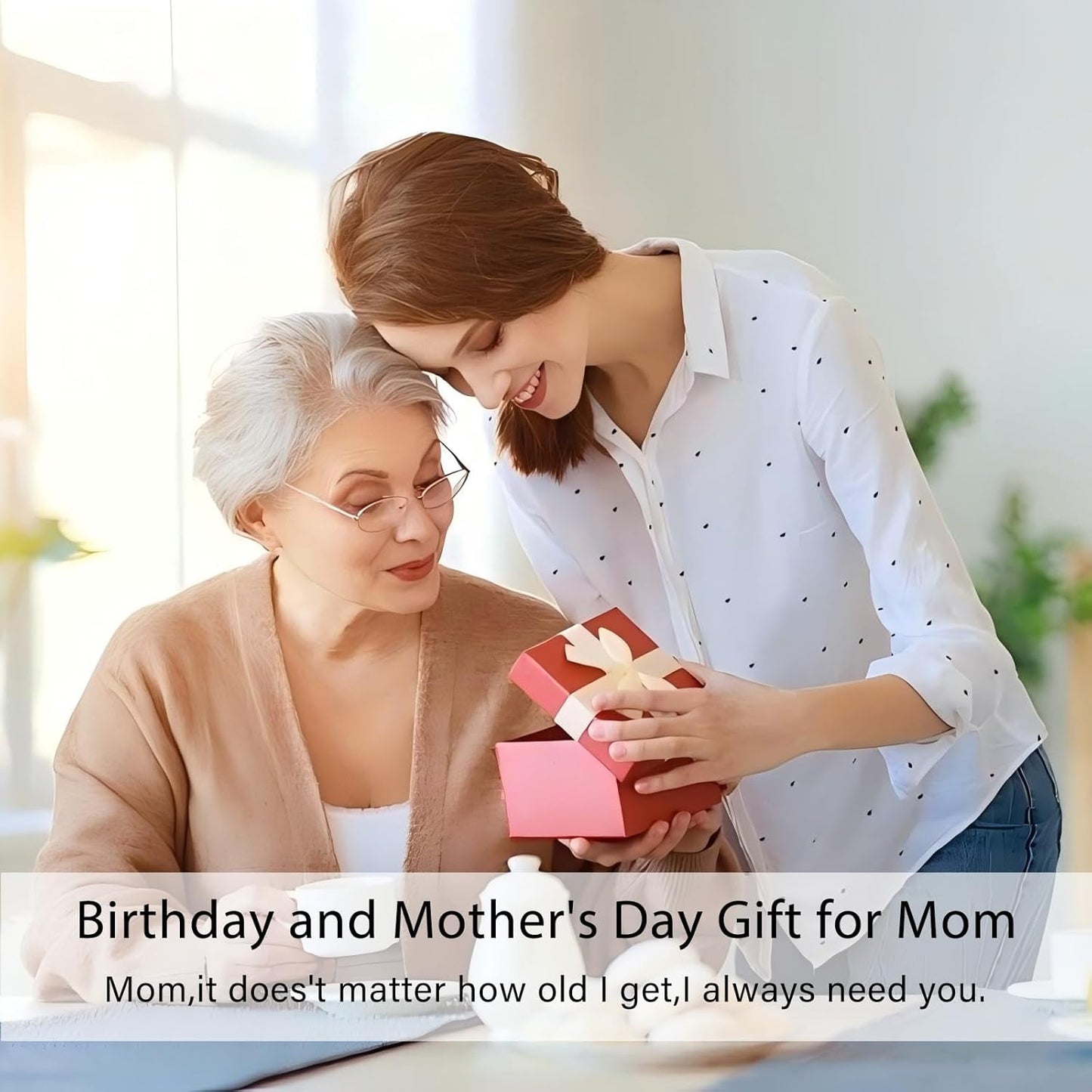 Kohehe Handmade Figurine Gift for Mom - Meaningful 5.5" Birthday & Mother's Day Present