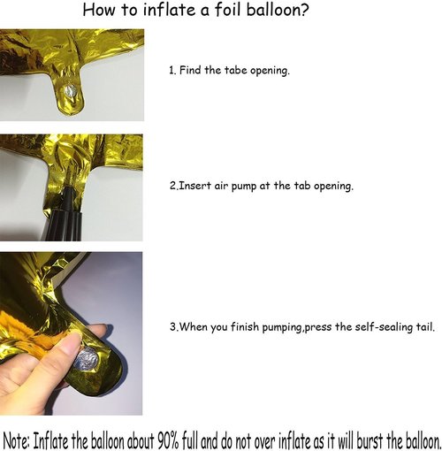 GOER Jumbo 14 Balloons - 42 Inch Foil Helium Decorations for 14th Birthday Party (Black)