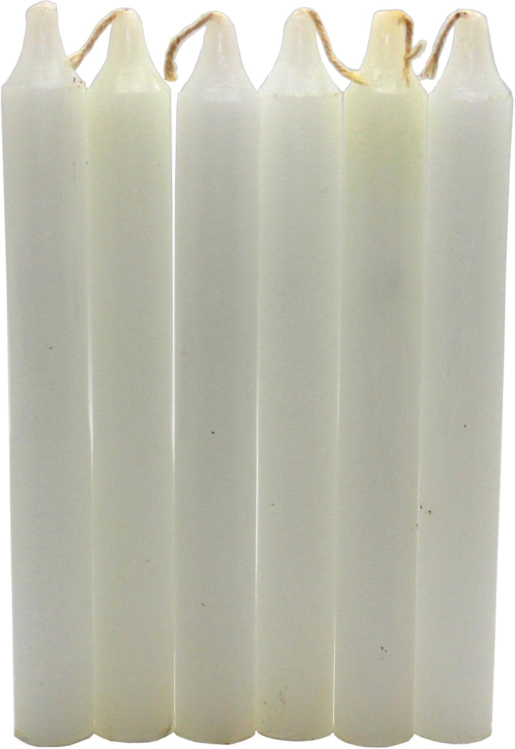 36 Pack of 6 Inch White Taper Candles - Elegant Home Decor & Party Essentials