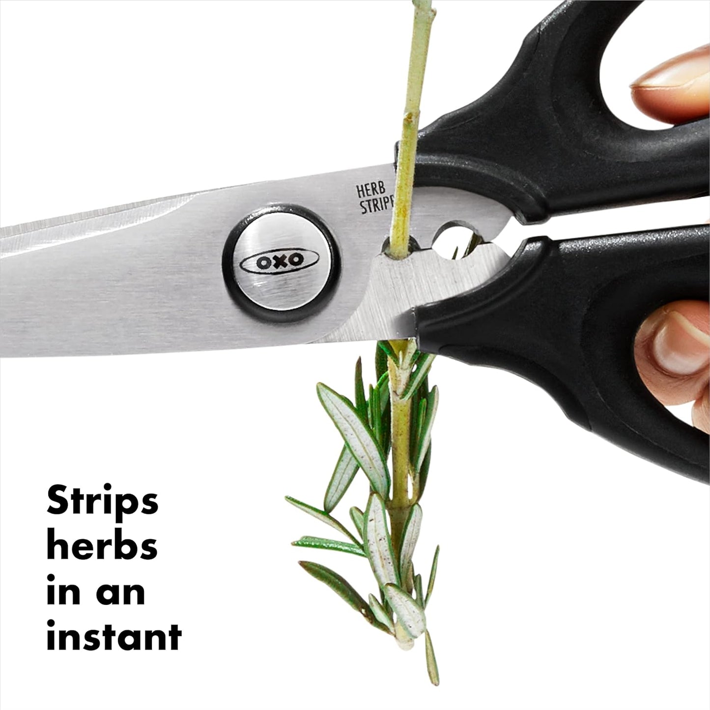 OXO Good Grips Kitchen Scissors - Multi-Purpose Herb Cutter for Effortless Food Prep