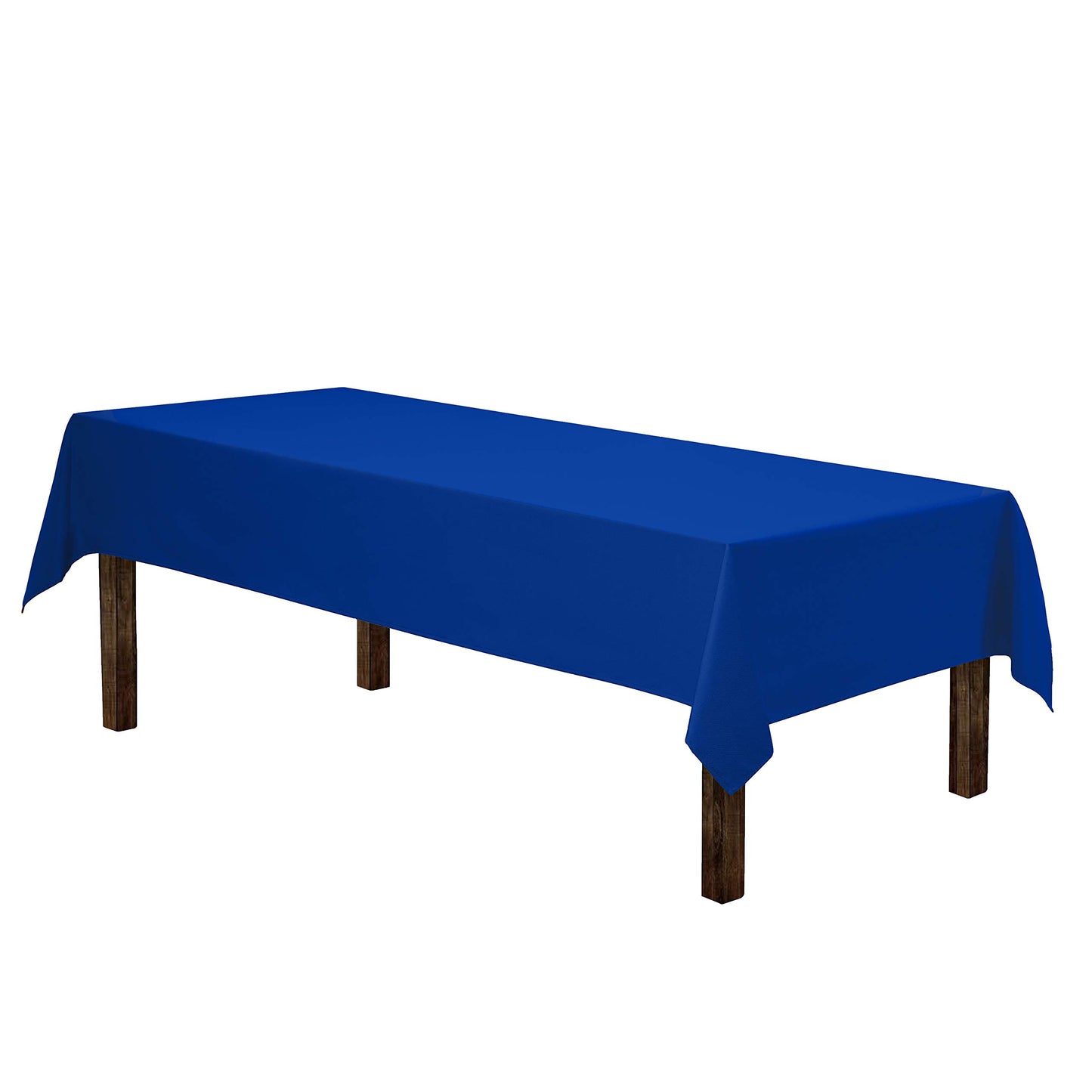 Gee Di Moda Rectangle Tablecloth - 60 x 102 Inch Royal Blue Table Cloth for 6 Foot Rectangle Tables - Heavy Duty Washable Fabric - for Holiday Party, Dinner, Weddings, Baby Shower & Events