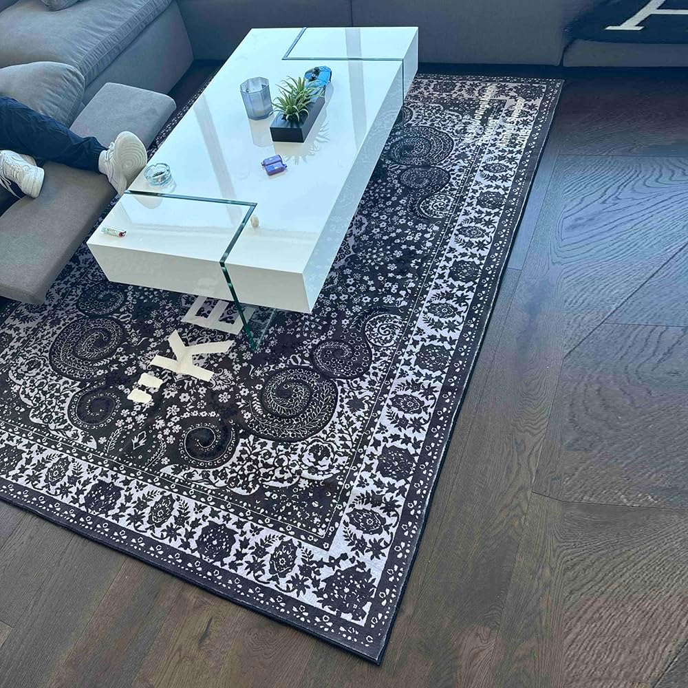 **KEEP OFF Rug - Classic Paisley Cashmere Area Rug | Artistic Home Decor - 20" x 32" Doormat**