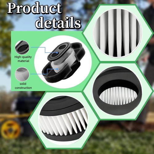 Briggs & Stratton Air Filter - 4 Pack for 550EX, 675EXi, 725EXi Series & Troy Bilt Lawnmowers