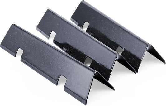 Weber Spirit 2 Grill Parts - 15.3" Flavorizer Bars & 16GA Porcelain Enameled Heat Plates | Perfect Fit for GS4 Spirit II Series