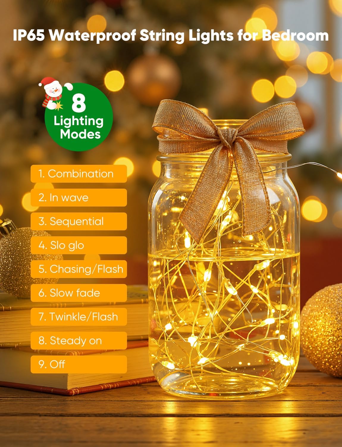 Minetom 12 Pack Fairy Lights - Battery Operated String Lights with 8 Modes | 7ft, 20LED, Waterproof Silver Wire for DIY Decor