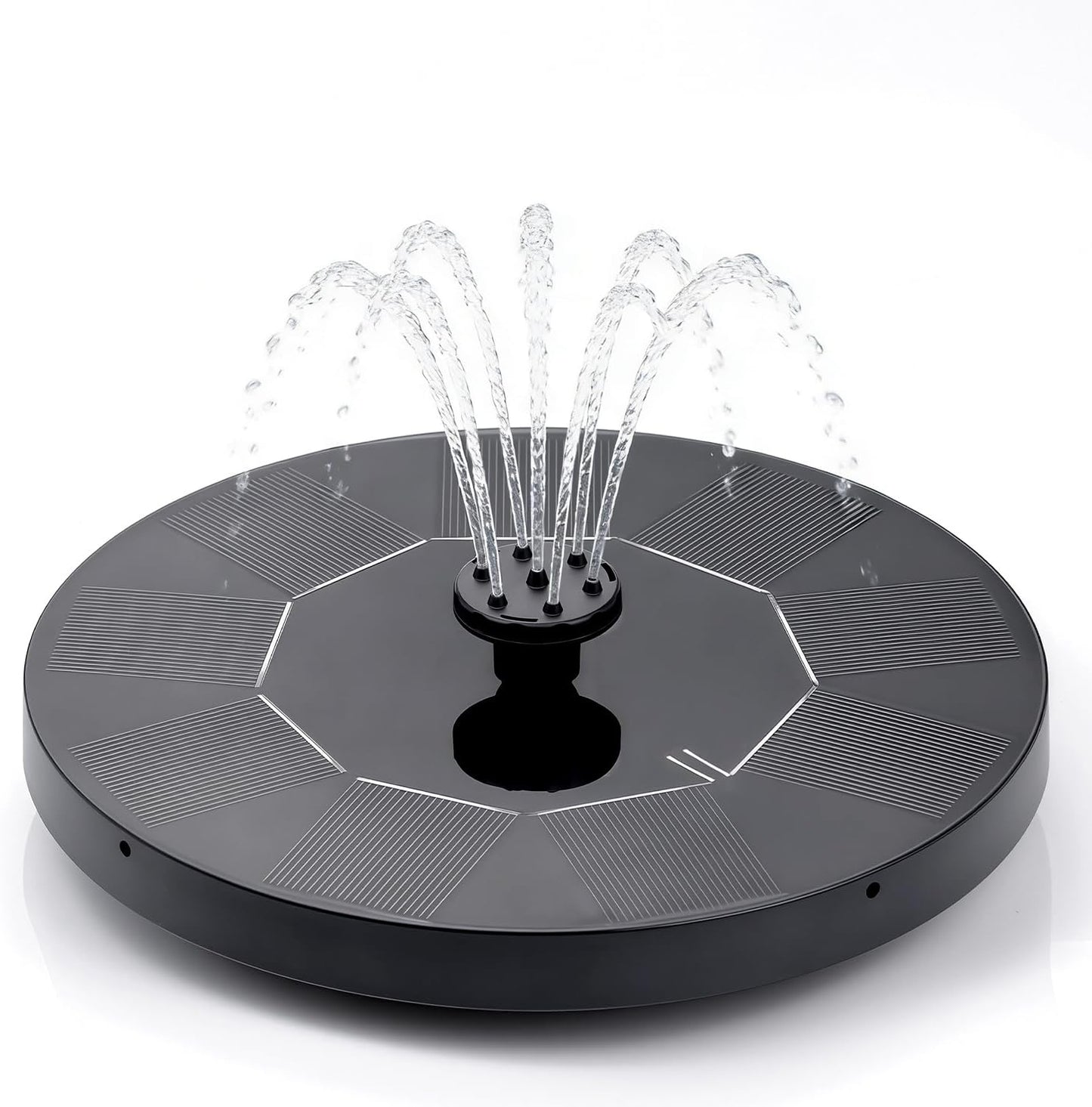 Skiennix Solar Bird Bath Fountain - Free Standing Floating Water Pump for Garden & Pond