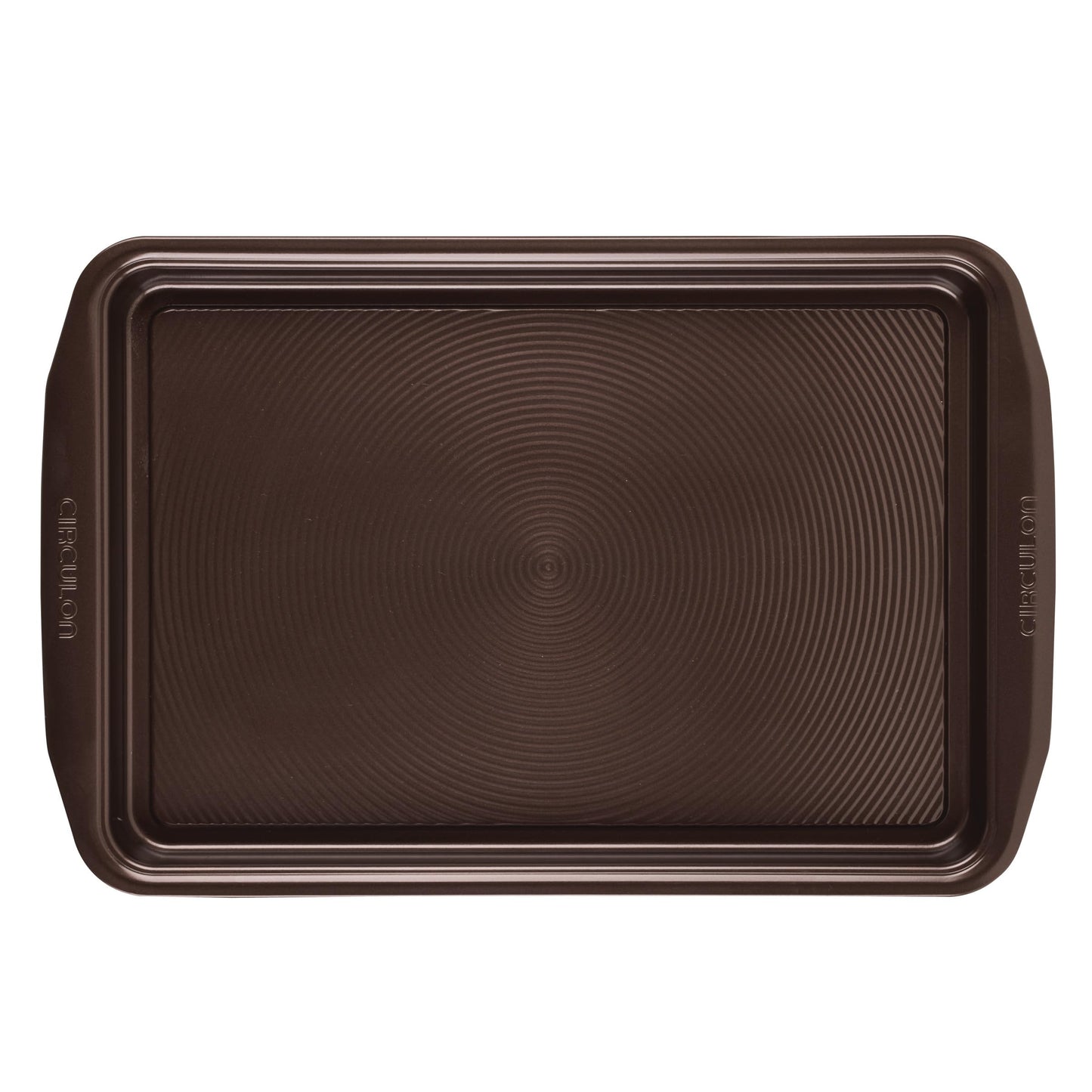 Circulon Bakeware Nonstick Cookie Pan Set, Cookie Sheets for Baking, 2-Pieces, Chocolate Brown