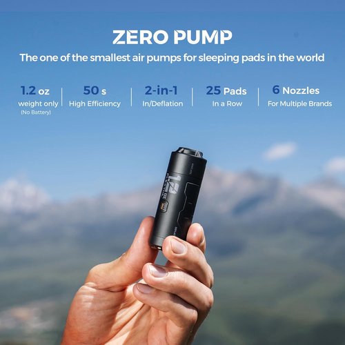 FLEXTAILGEAR Ultra-Mini Electric Air Pump - Rechargeable Portable Pump for Inflatables | 1.2 oz