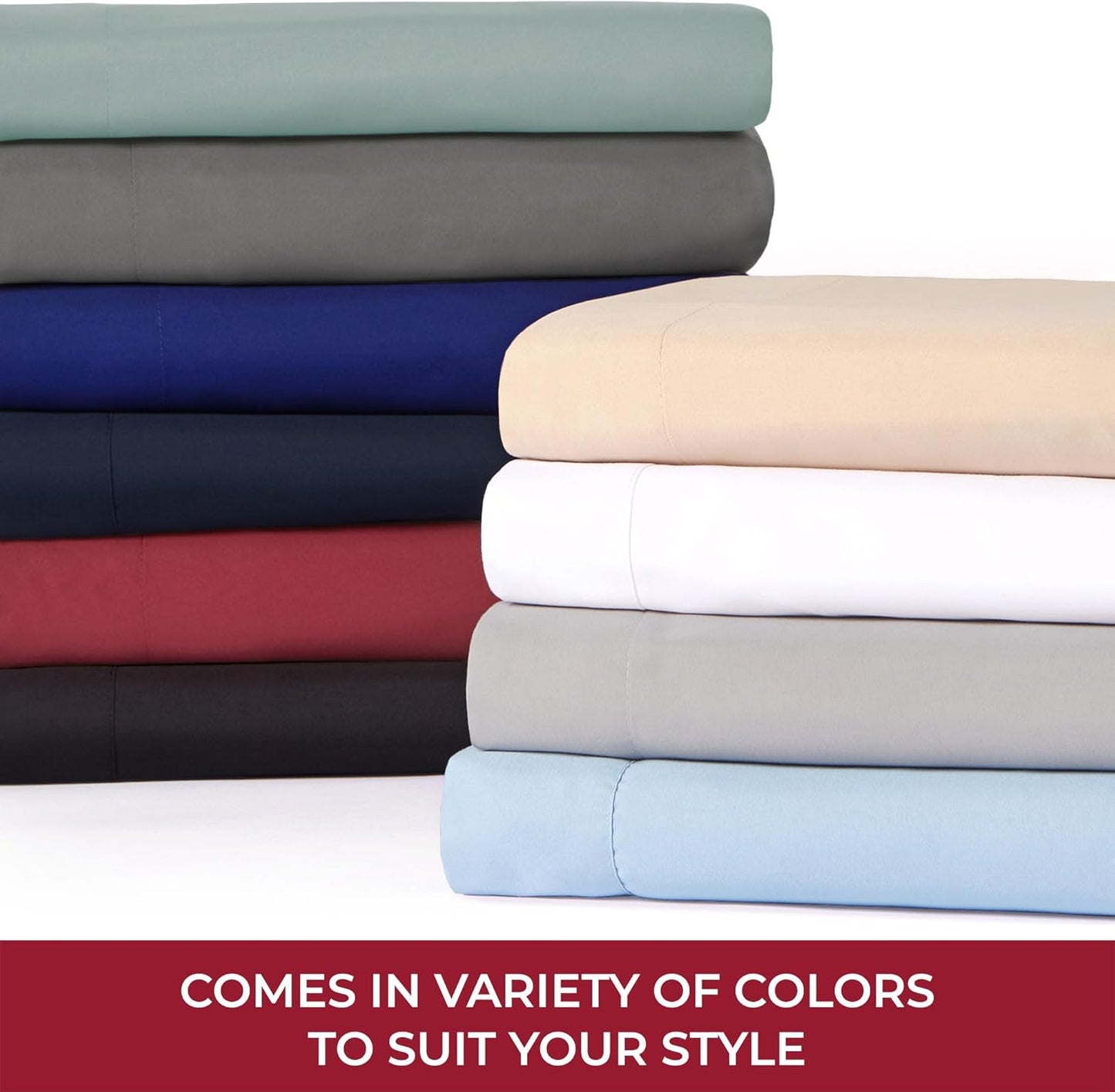Mellanni RV Short Queen Sheets - Hotel Luxury Bedding Set | Extra Soft & Cooling - Deep Pocket, Spa Blue