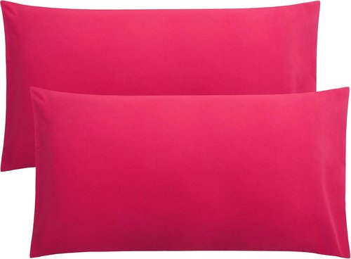 FLXXIE King Pillow Cases - Soft Microfiber Covers with Envelope Closure | Stain Resistant, 20x36, Magenta