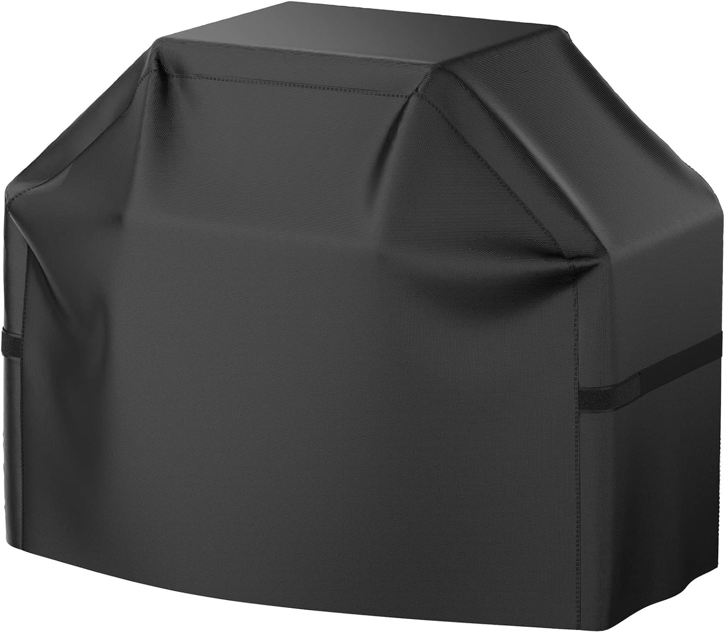 Skiennix 58-Inch BBQ Gas Grill Cover - Waterproof, Anti-UV, Rip-Proof, Adjustable Hem, Black