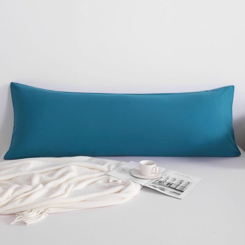 FLXXIE Body Pillow Cover - Super Soft Microfiber | Stain Resistant 20x54 Teal Pillow Case