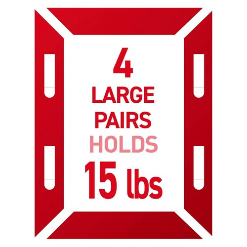 Command 15 lb Large Picture Hanging Strips - Damage-Free Hangers for Frames | 40 Strips, Black Adhesive