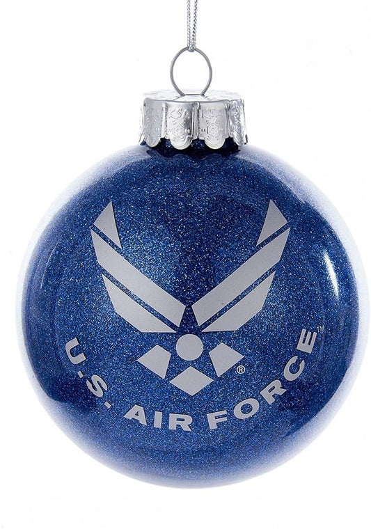 U.S. Air Force Aim High Ball Ornament - Kurt Adler AF4161 | Military Holiday Decor