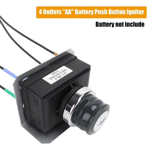 BBQ-PLUS 7629 Grill Igniter for Weber Genesis E-310 E320 E330 EP310 EP320 S310 S330 Series Gas Grill,Electronic Igniter Kit Replacement for Weber Genesis 300 Series,2011 - Newer,4 Outlets