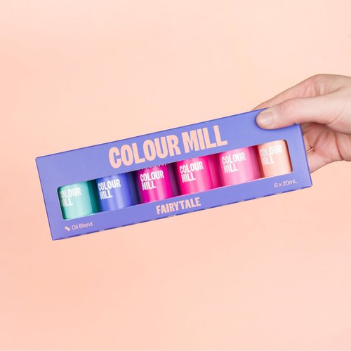 Colour Mill Oil-Blend Food Coloring, 20 Milliliters - Fairytale 6 Pack