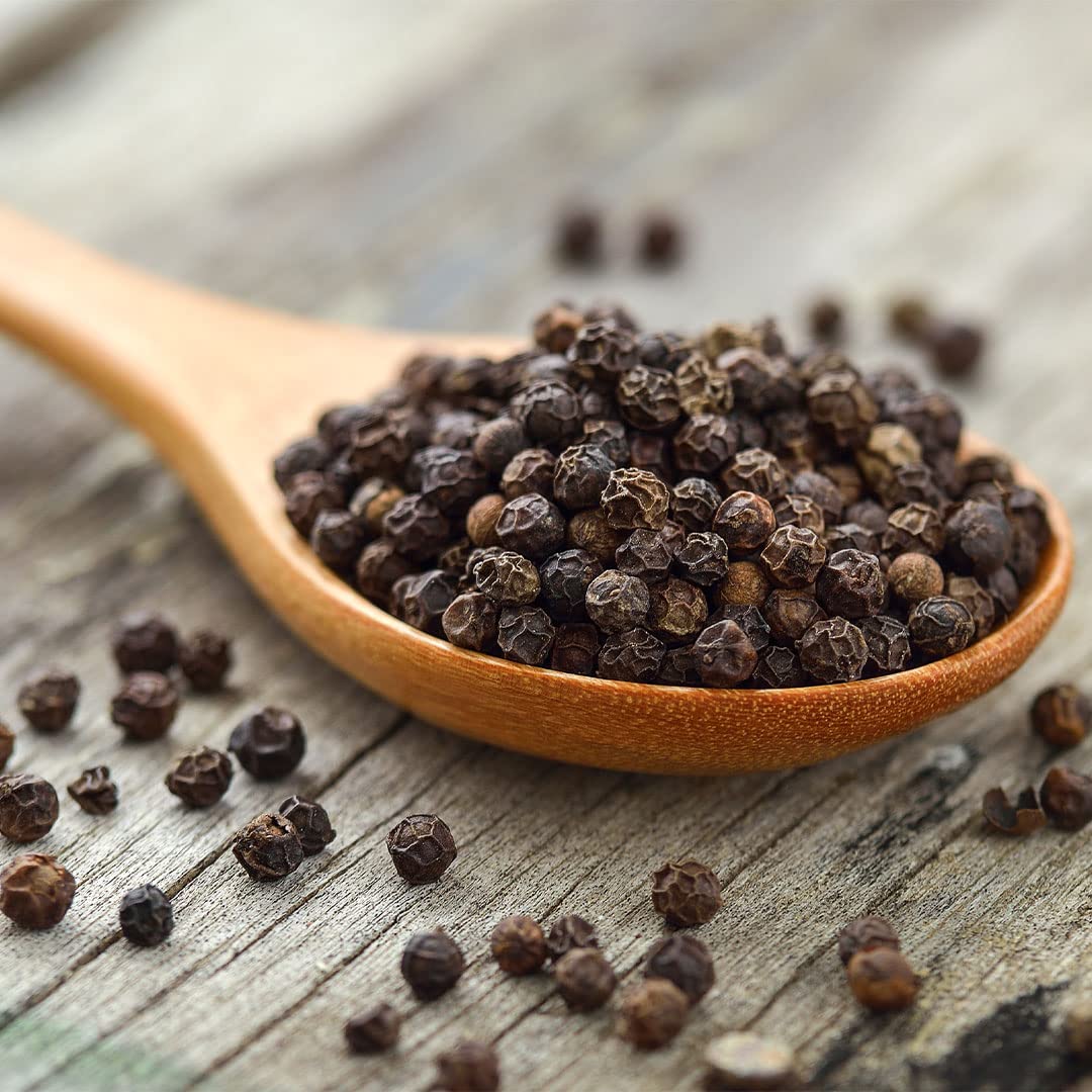 Sauer's Whole Black Pepper - Premium Flavor | 1 Pound Canister for Foodservice