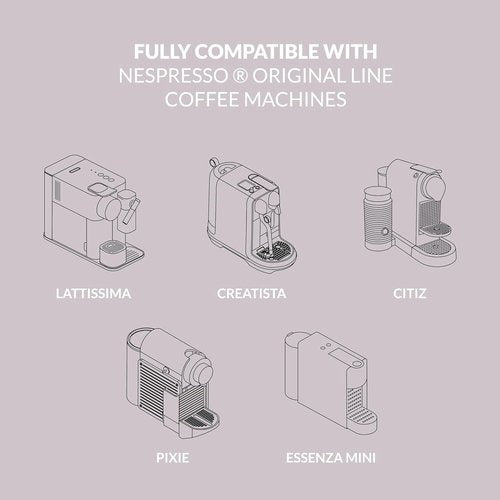 Cellini Caffè Nespresso Pods - 80 Count of 8 Distinctive Italian Flavors | Medium to Strong Roast