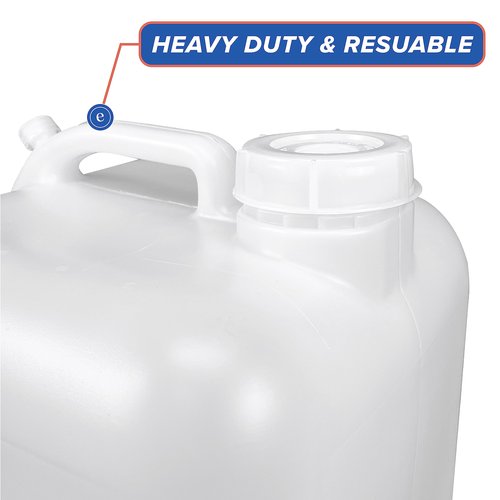 ePackage Supply Premium 5-Gallon Hedpak: Durable HDPE, BPA-Free Plastic, Reusable Liquid Storage Solution for Water and More (4 Count)
