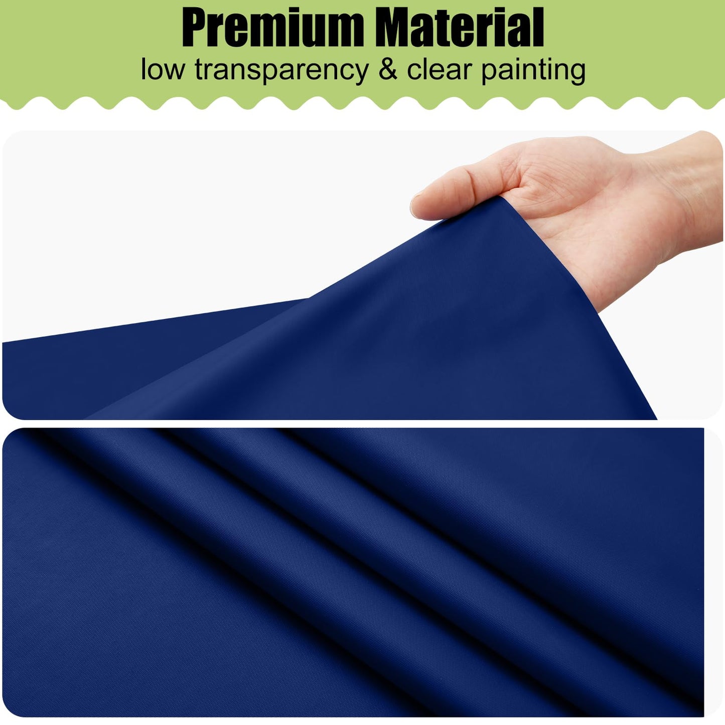 Smiry Disposable Table Cloth 3 Pack, 54 x 108 Inch Waterproof Plastic Tablecloth, Decorative Rectangle Table Covers for Party, Birthday, Picnic, Navy