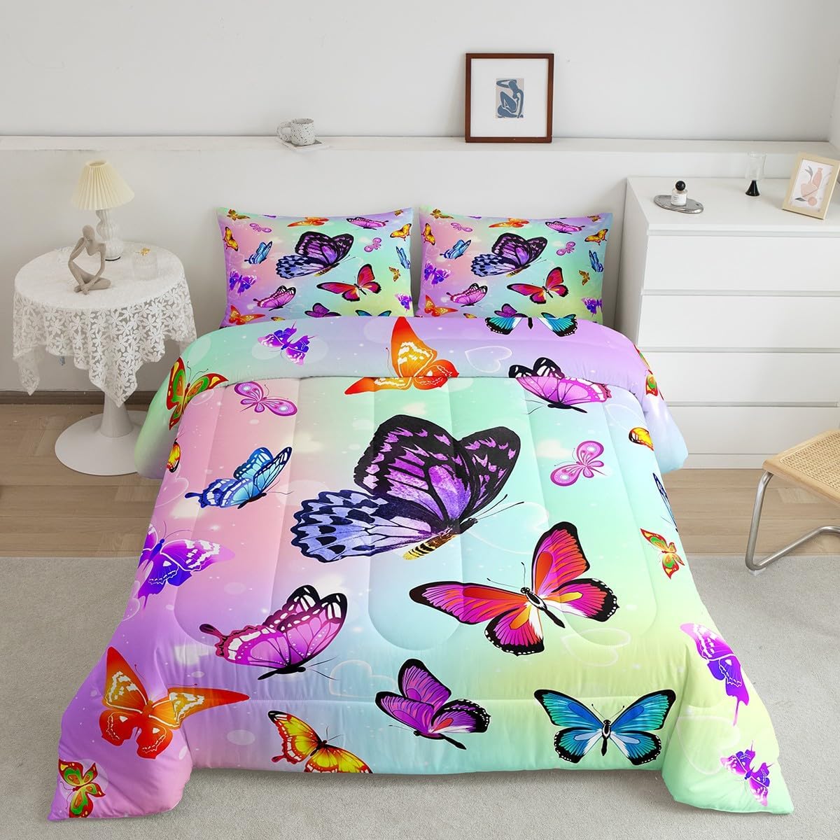 jejeloiu Baseball Comforter Set Twin Size Kids Camo American Flag Comforter for Boys Girls Teens Camouflage Bedding Set Breathable Baseball Games Duvet Set Room Decor Quilt Set