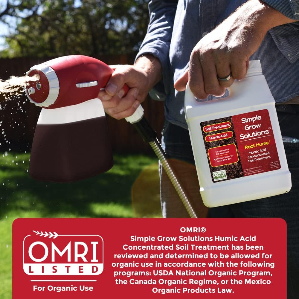 Root Hume by Simple Grow Solutions - Organic Soil Conditioner for Healthy Plants & Lawns | Concentrated Liquid Nutrient Enhancer