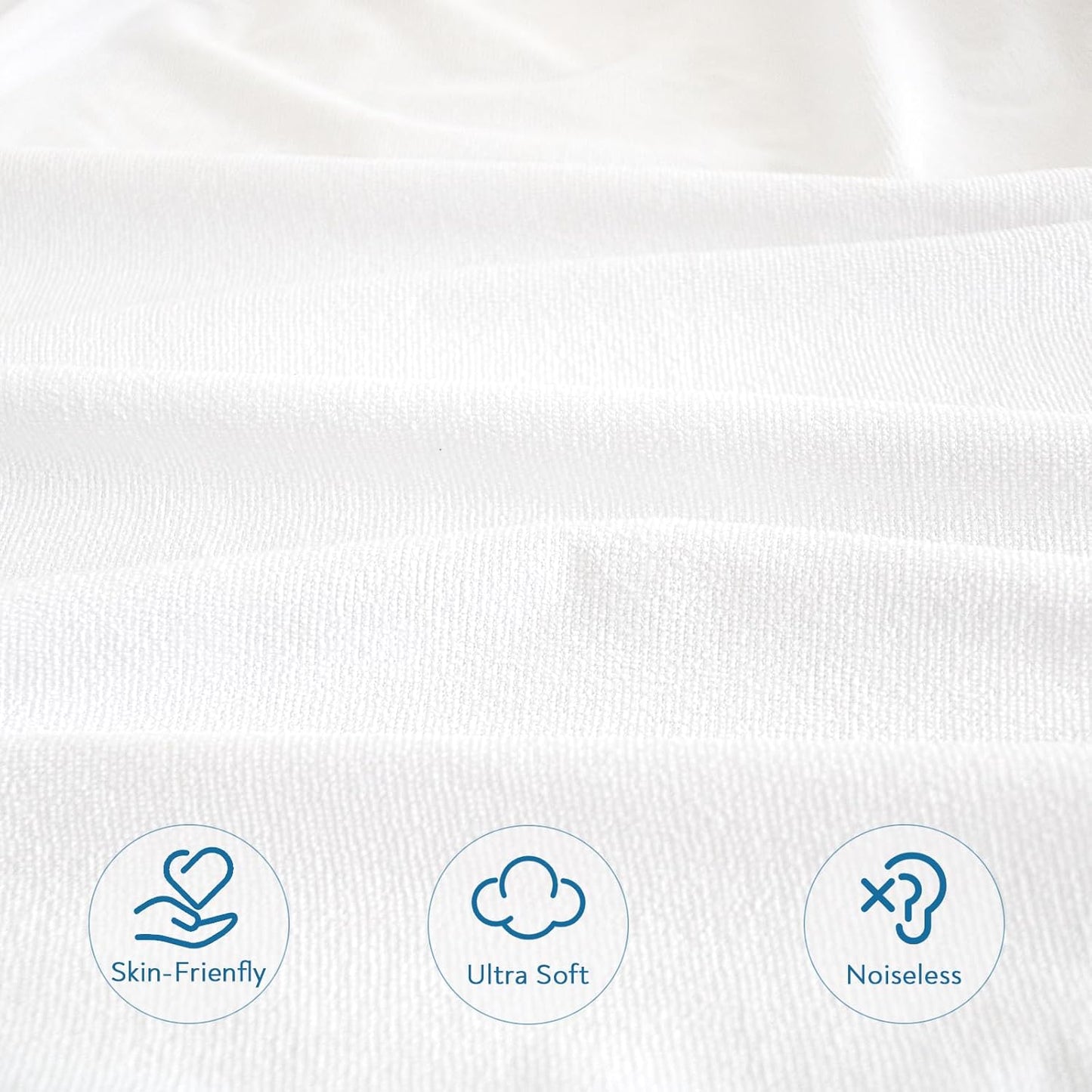Skiennix RV Short Queen Mattress Protector - Waterproof, Ultra Soft & Breathable | Fits 75''x60'' Up to 14'' Depth