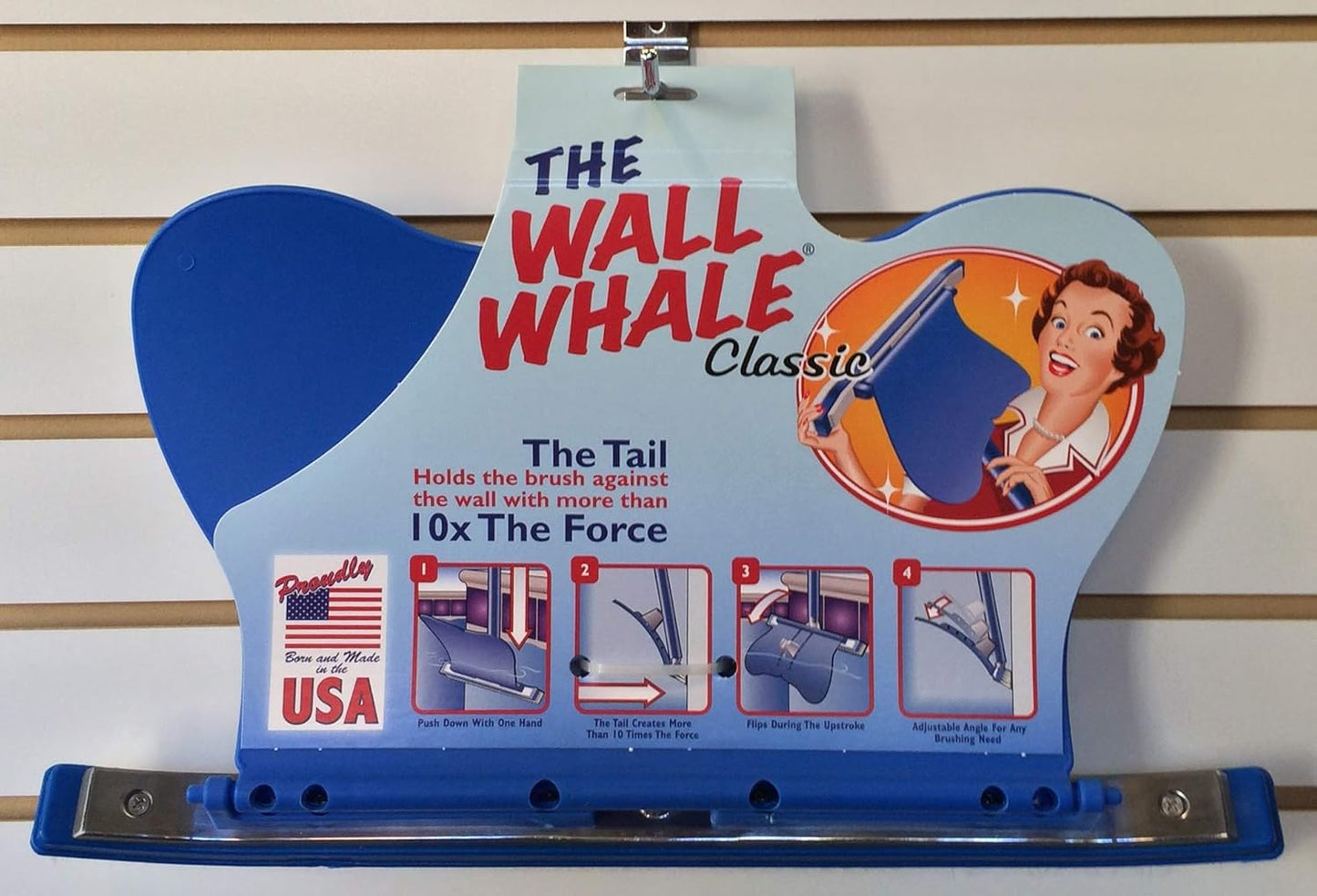 Wall Whale 18" Swimming Pool Brush - Efficient Cleaning Tool for Sparkling Pools