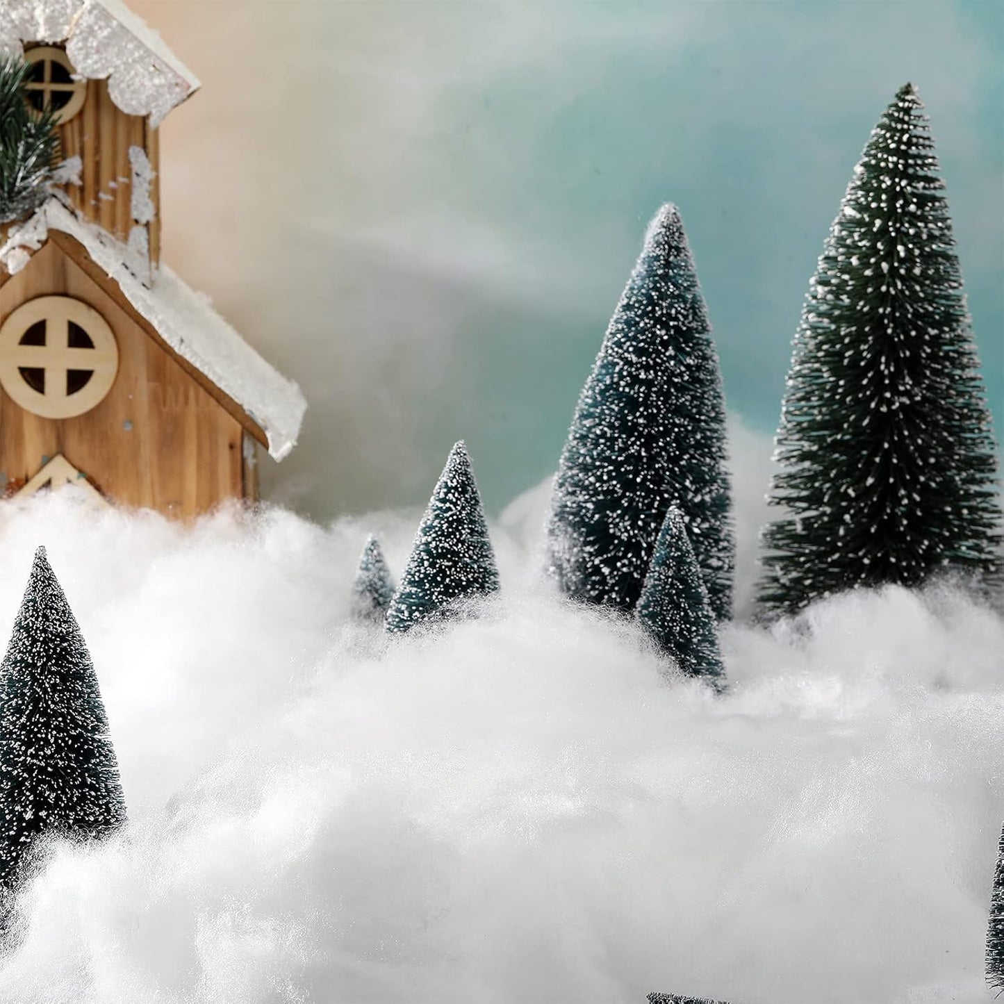 Tatuo Christmas Fake Snow | Fluffy Artificial Snow Blanket for Holiday Decor - 5.3 oz Bags