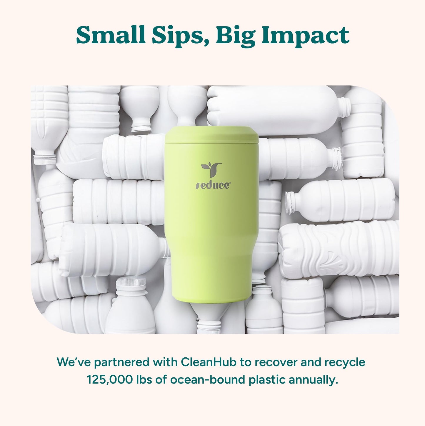 Reduce 4-in-1 Drink Cooler - Versatile Can & Bottle Holder with Vacuum Insulation - Keeps Drinks Cold Up to 4 Hours - Includes Bottle Opener - Fits Cupholders & Dishwasher Safe - 14oz - Daiquiri