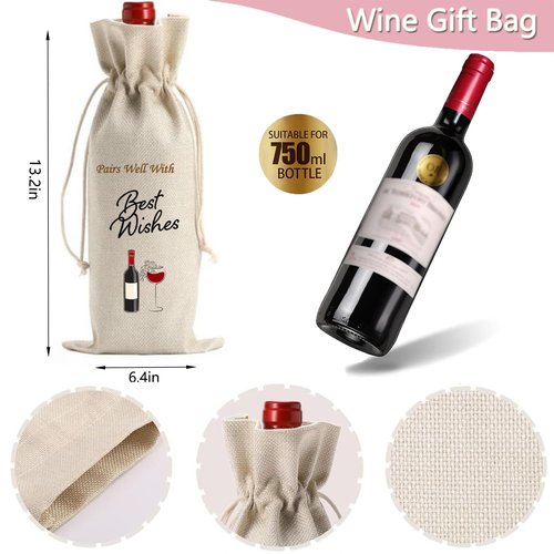 GALOFAY 50th Birthday Wine Glasses Gifts for Women, Cool Personalized Gold Print '50 Fabulous' Red Wine Glass Set, Pink Gift Package with Goblet, Wine Bag, Key Chain, and Card for 50 Years Old Woman
