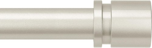 Byondeth Adjustable Curtain Rods - 16 to 120 Inches, 1 Inch Diameter, Brushed Nickel Finish