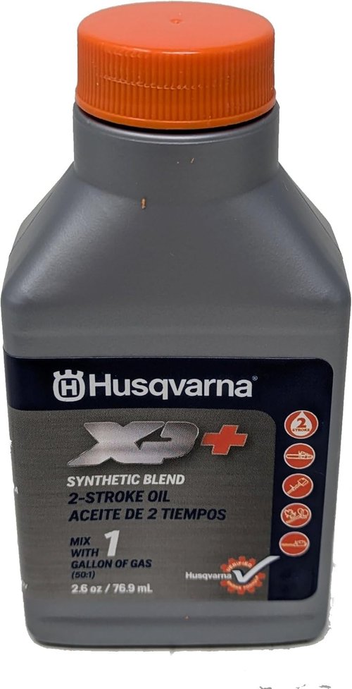 Husqvarna 2-Cycle Oil | 3-Pack of 2.6oz Synthetic Blend Bottles for Optimal Engine Performance
