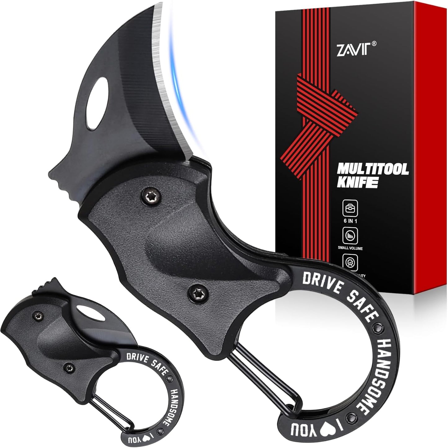 ZAVIT EDC Keychain - Drive Safe Anniversary Gift for Him | Romantic Birthday & Valentine's Day Present