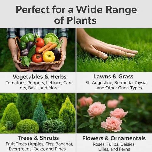 BestSeller 10-10-10 Plant Fertilizer - Slow Release All-Purpose Formula for Trees & Vegetables | 8 OZ