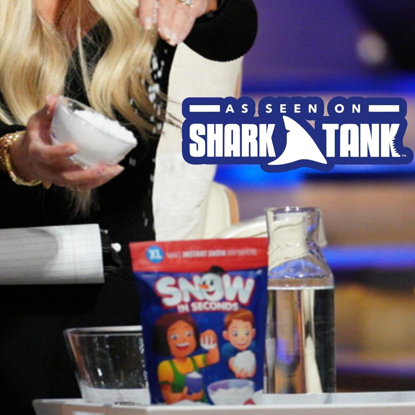 Small Instant Snow | Artificial Snow for Cloud Slime - As Seen on Shark Tank