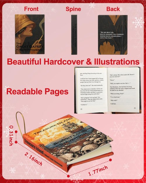 Bookish Advent Calendar 2025 - Unique 25-Piece Christmas Ornaments for Book Lovers | Perfect Gift for Readers