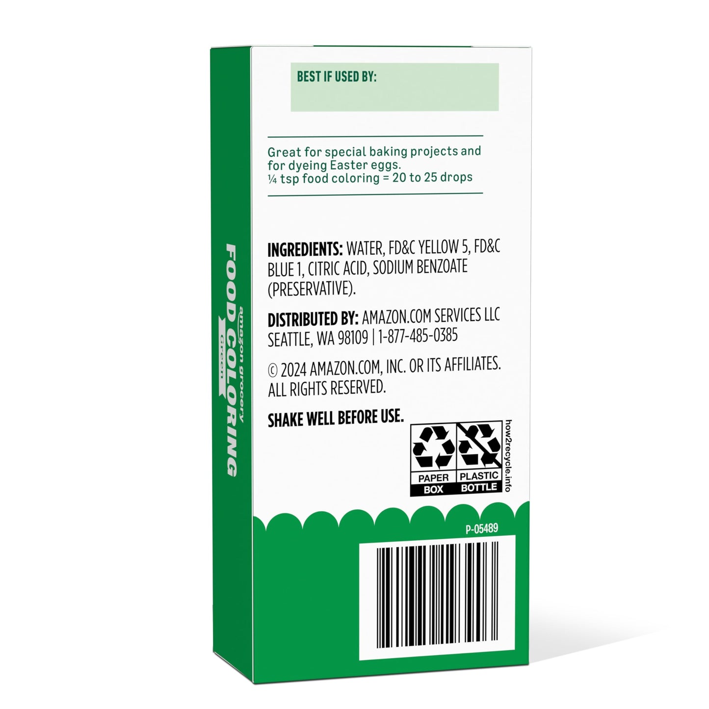 Amazon Grocery, Green Food Coloring, 1 Oz