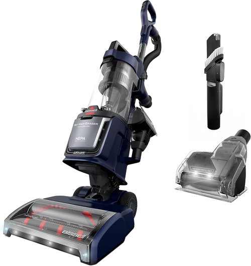 Bissell Pet Hair Eraser Vacuum - DualBrush Self-Cleaning, HEPA Allergen System, Lift-Off Pod | Model 42943