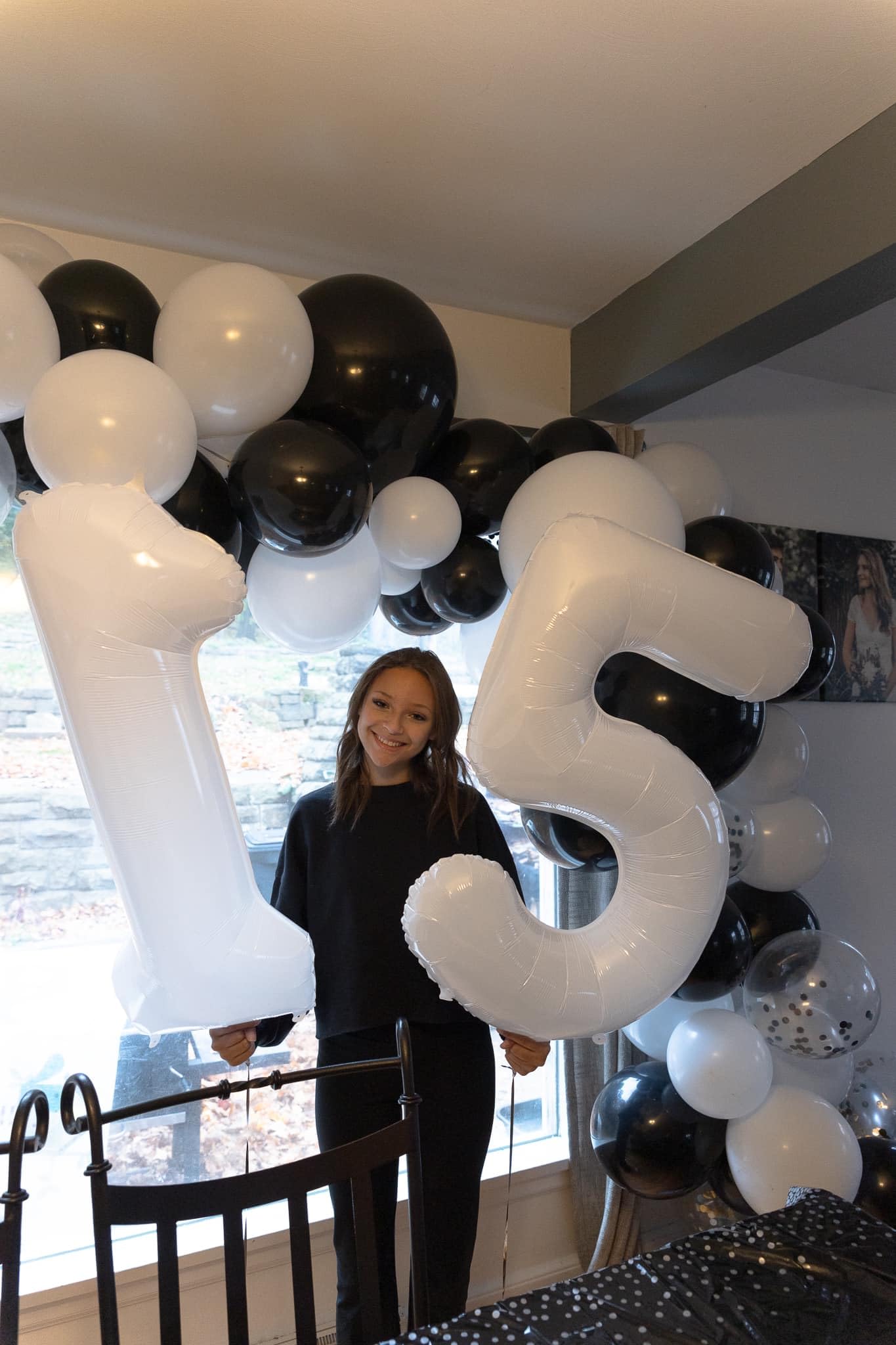 White Number 17 Balloon 40 inch, 17 Number Balloons, 17th White Birthday Decorations for Girls Boys 17 Year Old Party Supplies