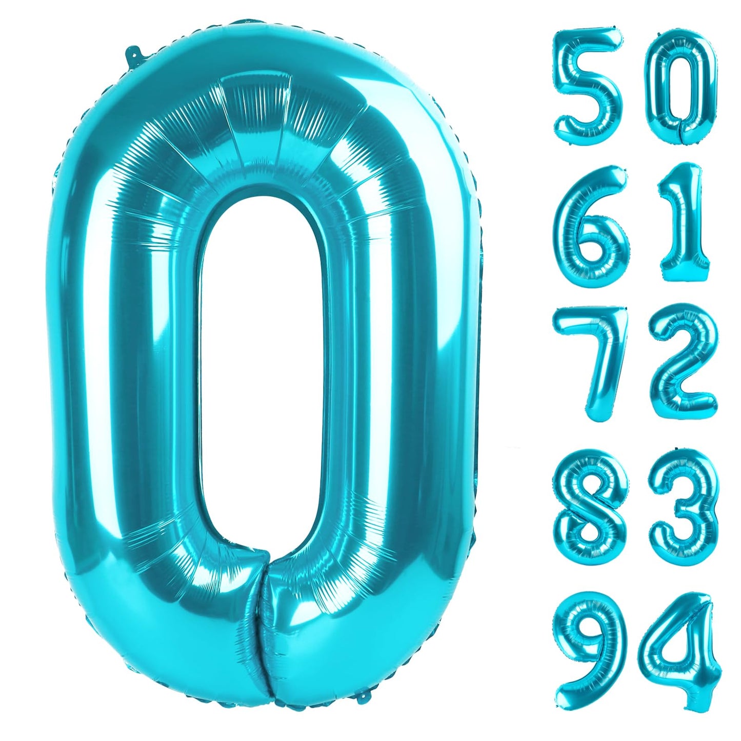 Blue Number 20 Balloon 40 inch, 20 Number Balloons, 20th Blue Birthday Decorations for Girls Boys Kids, 20 Year Old Blue Party Supplies