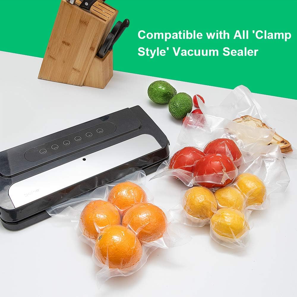 Skiennix Vacuum Sealer Bags - Heavy Duty BPA-Free Rolls for Sous Vide & Food Storage | 6 Pack (3 Rolls 8"x20', 3 Rolls 11"x20')
