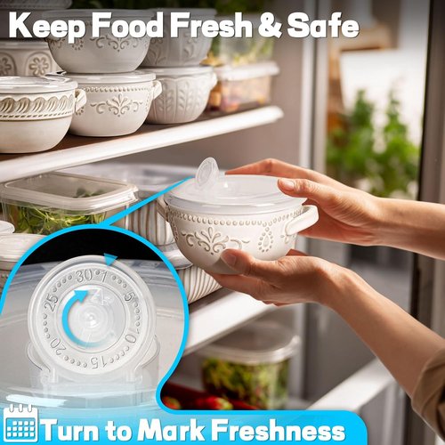 Artena Baking Dish - 5.1 Quart Casserole Dish with Handles | Oven Safe Ceramic Soup Crocks & Bowls